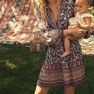 Anthropologie Current Air boho dress NWT size xs